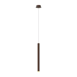 LED-Hängeleuchte Cala, Aluminium, corten