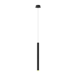 LED-Hängeleuchte Cala, Aluminium, schwarz