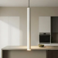 LED-Hängeleuchte Cala, Aluminium, weiß