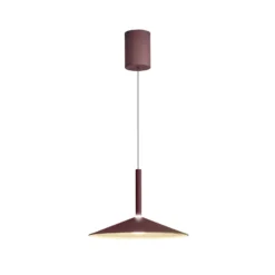 LED-Hängeleuchte Calice, kaffee, Ø 32 cm, höhenverstellbar