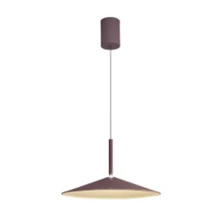 LED-Hängeleuchte Calice, kaffee, Ø 47,5 cm, höhenverstellbar