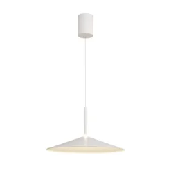 LED-Hängeleuchte Calice, weiß, Ø 47,5 cm, höhenverstellbar