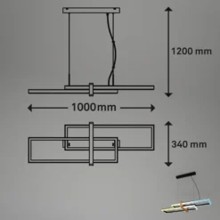 LED-Hängeleuchte 4768015 CCT mit Fernbedienung