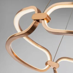 LED-Hängeleuchte Colette, roségold