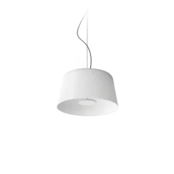 LED-Hängeleuchte Delfi_P, weiß, Ø 45 cm, Metall
