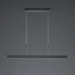 LED-Hängeleuchte Delta, 100 cm, schwarz