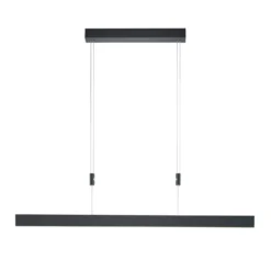 LED-Hängeleuchte Delta, 100 cm, schwarz