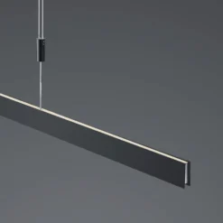 LED-Hängeleuchte Delta, 100 cm, schwarz
