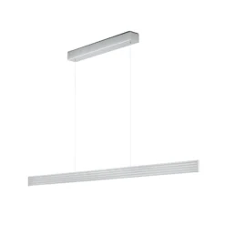 LED-Hängeleuchte Fara, up/down, Länge 152cm nickel