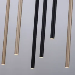 LED-Hängeleuchte Flute, dimmbar, 10-flammig