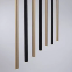 LED-Hängeleuchte Flute, dimmbar, 7-flammig