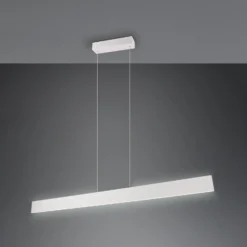 LED-Hängeleuchte Galway, hellgrau, up/down, CCT, Metall
