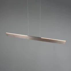 LED-Hängeleuchte Galway, nickel matt, up/down, CCT, Metall
