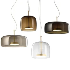 LED-Hängeleuchte Jube SP 1 G, grau, 3.000 K, DIM2
