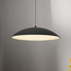 LED-Hängeleuchte LENTE, schwarz, Ø 40 cm, Metall, switchdim
