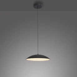LED-Hängeleuchte LENTE, schwarz, Ø 40 cm, Metall, switchdim