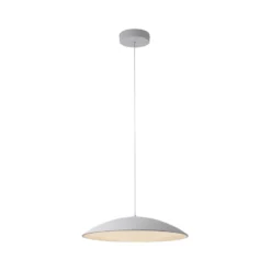 LED-Hängeleuchte LENTE, weiß, Ø 50 cm, Metall, switchdim