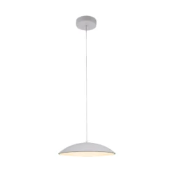 LED-Hängeleuchte LENTE, weiß, Ø 40 cm, Metall, switchdim