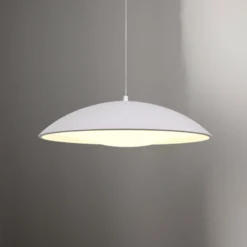 LED-Hängeleuchte LENTE, weiß, Ø 40 cm, Metall, switchdim