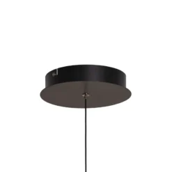 LED-Hängeleuchte Lilly, Glas, rauchgrau, Ø 28 cm, 4000 K