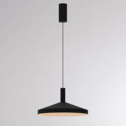 LED-Hängeleuchte LORA III, schwarz, Ø 36 cm, dimmbar 40° CCT