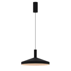 LED-Hängeleuchte LORA III, schwarz, Ø 36 cm, dimmbar 40° CCT