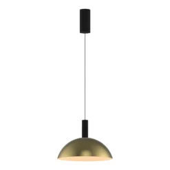 LED-Hängeleuchte LORA II, messing, Ø 24 cm, dimmbar, 40° CCT