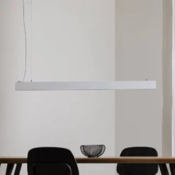 LED-Hängeleuchte Luxe, weiß, Länge 112,5 cm, Metall, 4.000 K