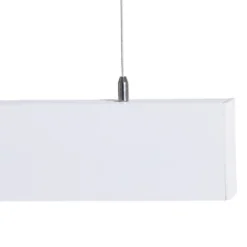 LED-Hängeleuchte Luxe, weiß, Länge 112,5 cm, Metall, 4.000 K