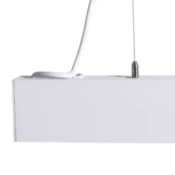 LED-Hängeleuchte Luxe, weiß, Länge 112,5 cm, Metall, 4.000 K