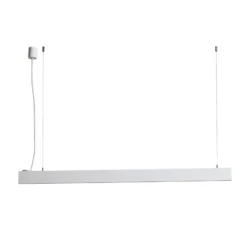 LED-Hängeleuchte Luxe, weiß, Länge 112,5 cm, Metall, 4.000 K
