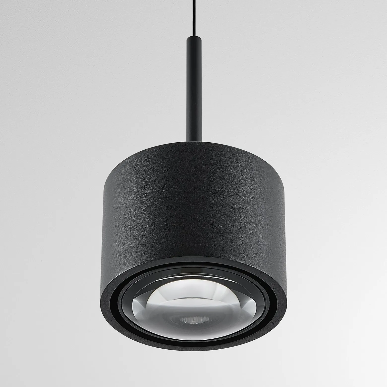 LED-Hängeleuchte MAG MINI, schwarz, Ø 9 cm, CCT, dim, Metall