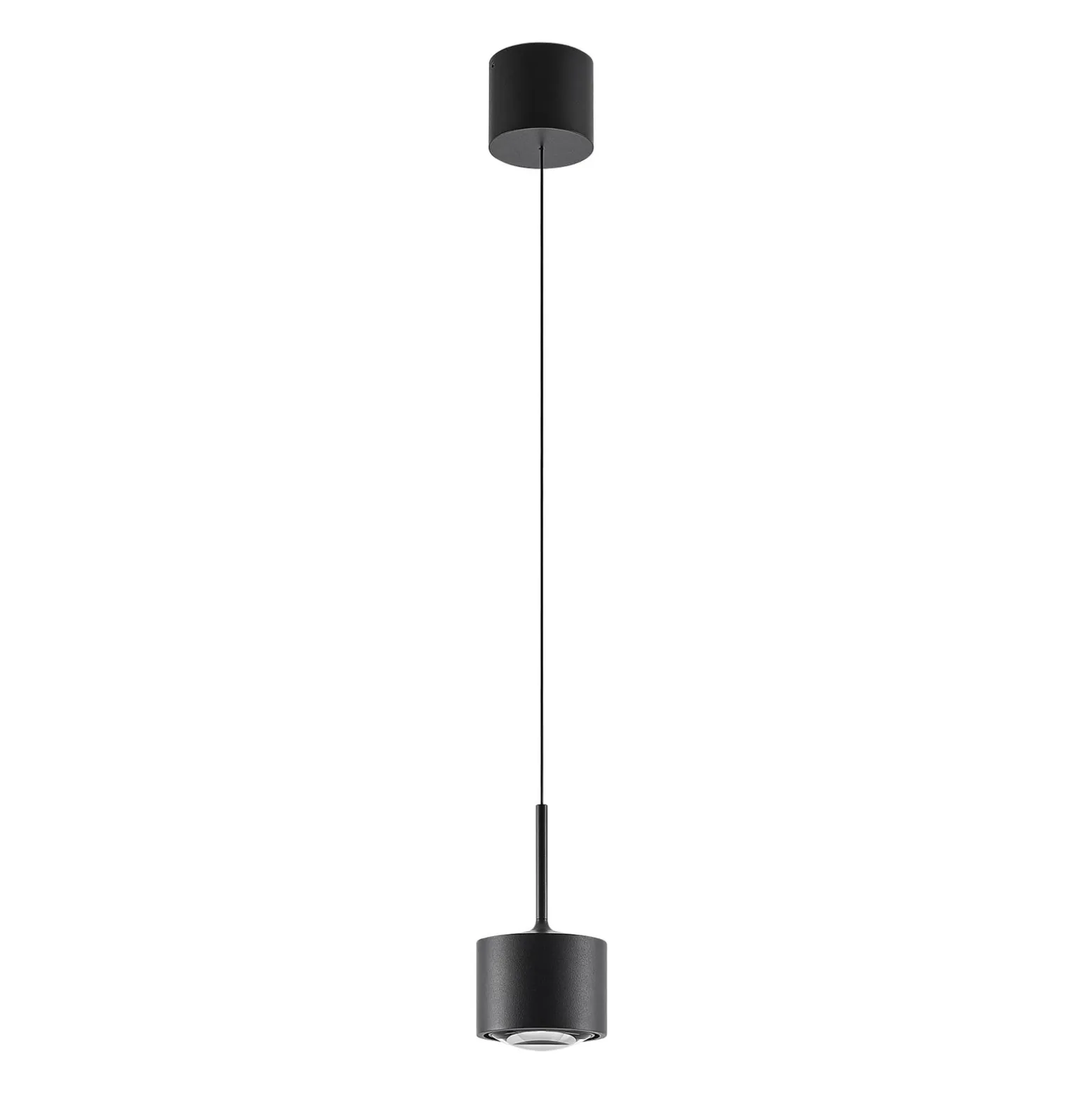 LED-Hängeleuchte MAG MINI, schwarz, Ø 9 cm, CCT, dim, Metall