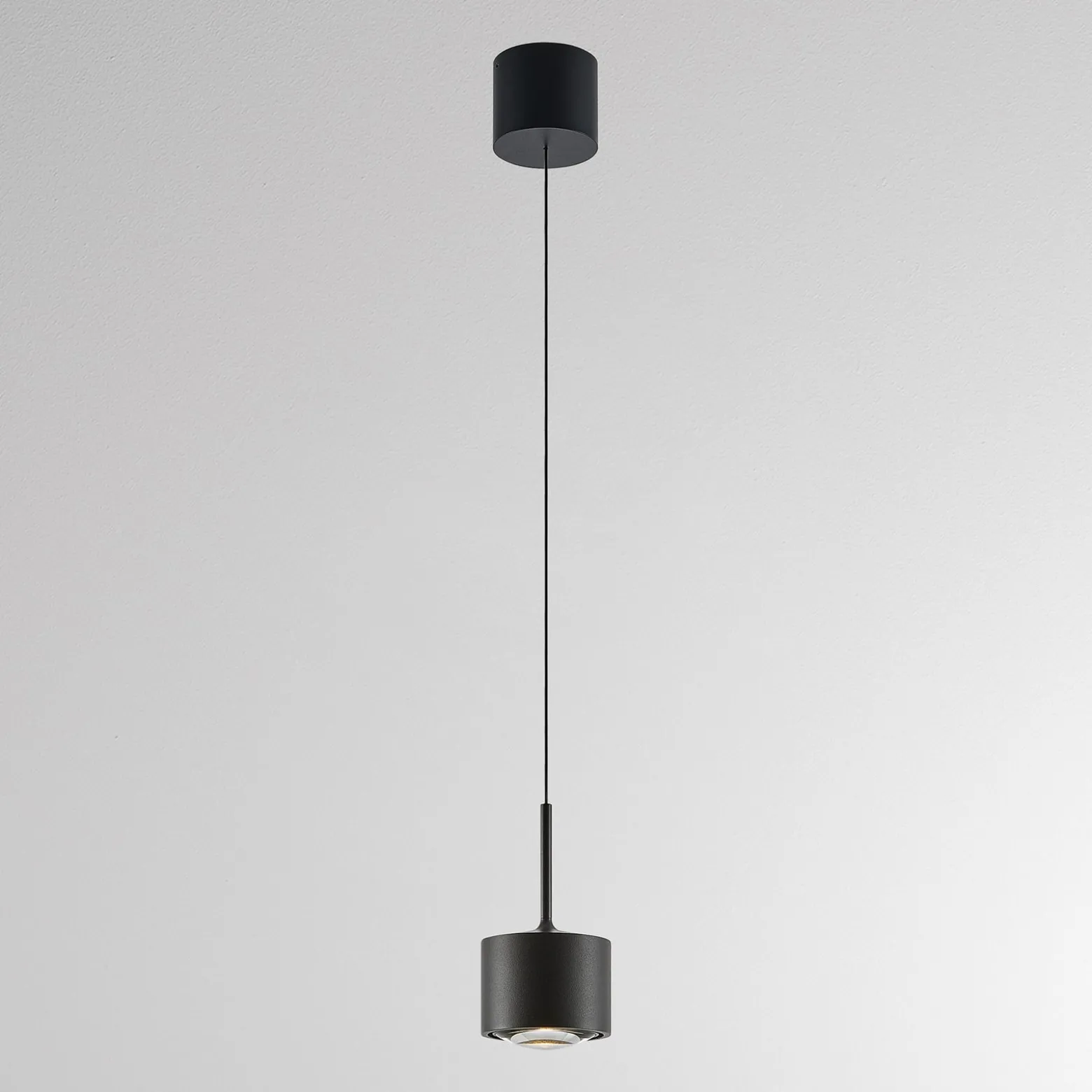 LED-Hängeleuchte MAG MINI, schwarz, Ø 9 cm, CCT, dim, Metall