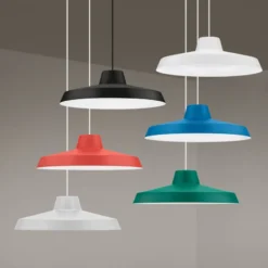 LED-Hängeleuchte Miguel, grau, Aluminium, 2.700 K