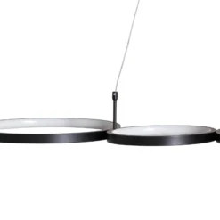 LED-Hängeleuchte Olympia, Metall, schwarz, 4.000 K
