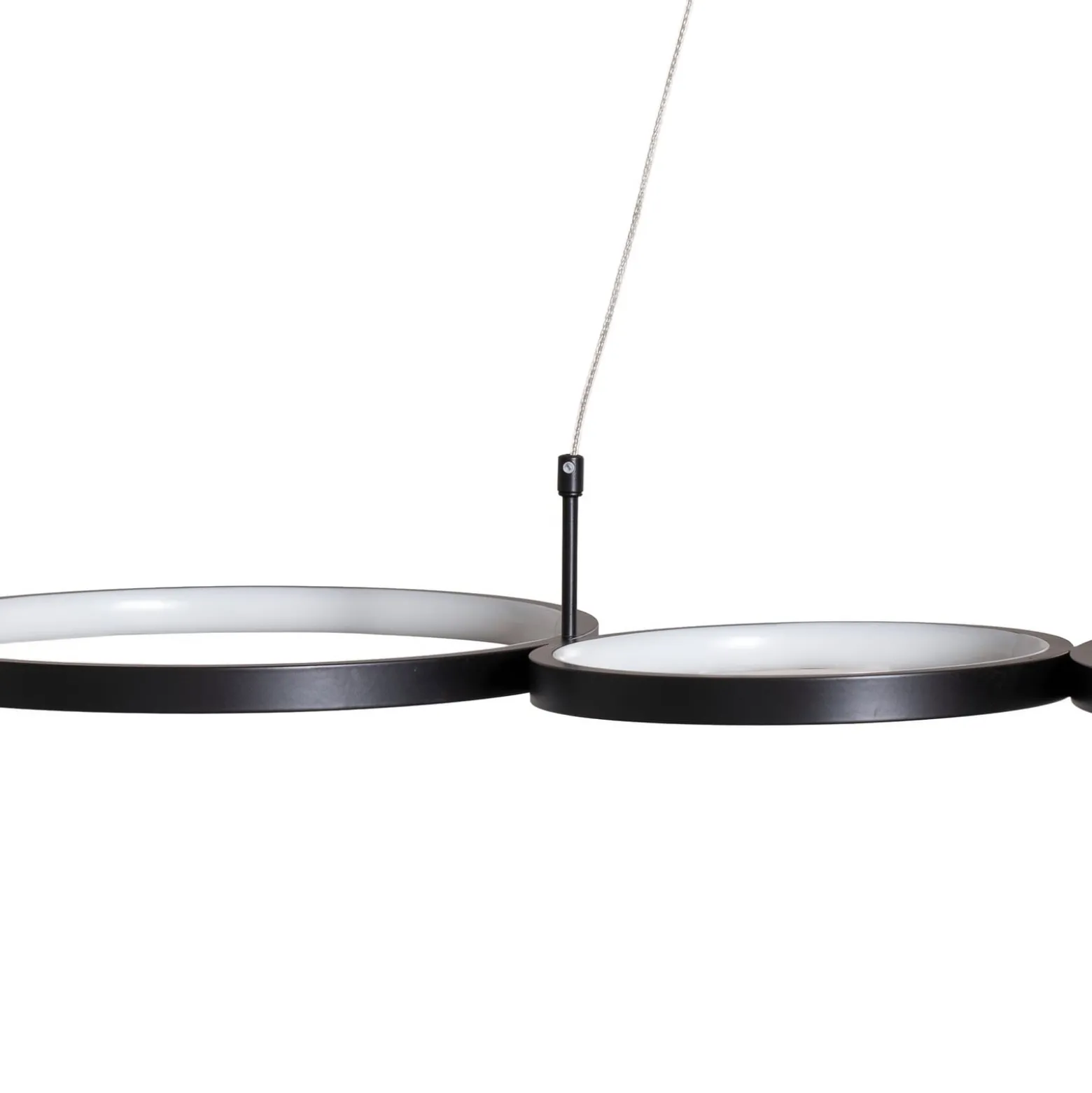 LED-Hängeleuchte Olympia, Metall, schwarz, 4.000 K