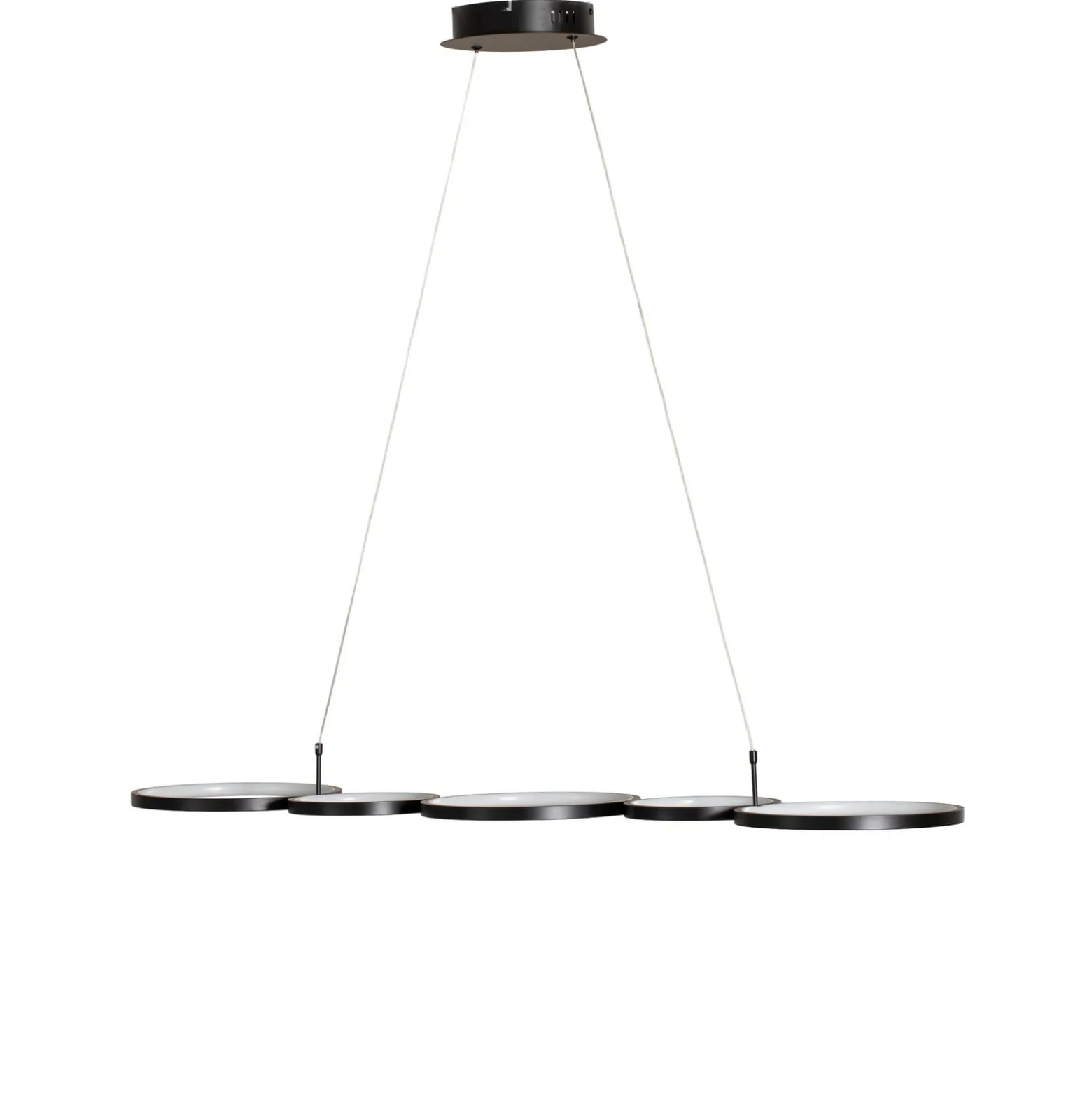 LED-Hängeleuchte Olympia, Metall, schwarz, 4.000 K