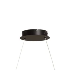 LED-Hängeleuchte Olympia, Metall, schwarz, 4.000 K