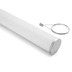 LED-Hängeleuchte Pirgos, 200 cm lang, dimmbar, weiß
