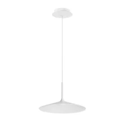 LED-Hängeleuchte Poe Plus, weiß
