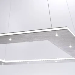 LED-Hängeleuchte PURE Cosmo, alu, 50 cm, CCT, Fernbedienung