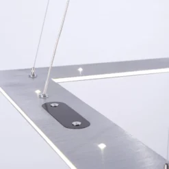 LED-Hängeleuchte PURE Cosmo, alu, 50 cm, CCT, Fernbedienung