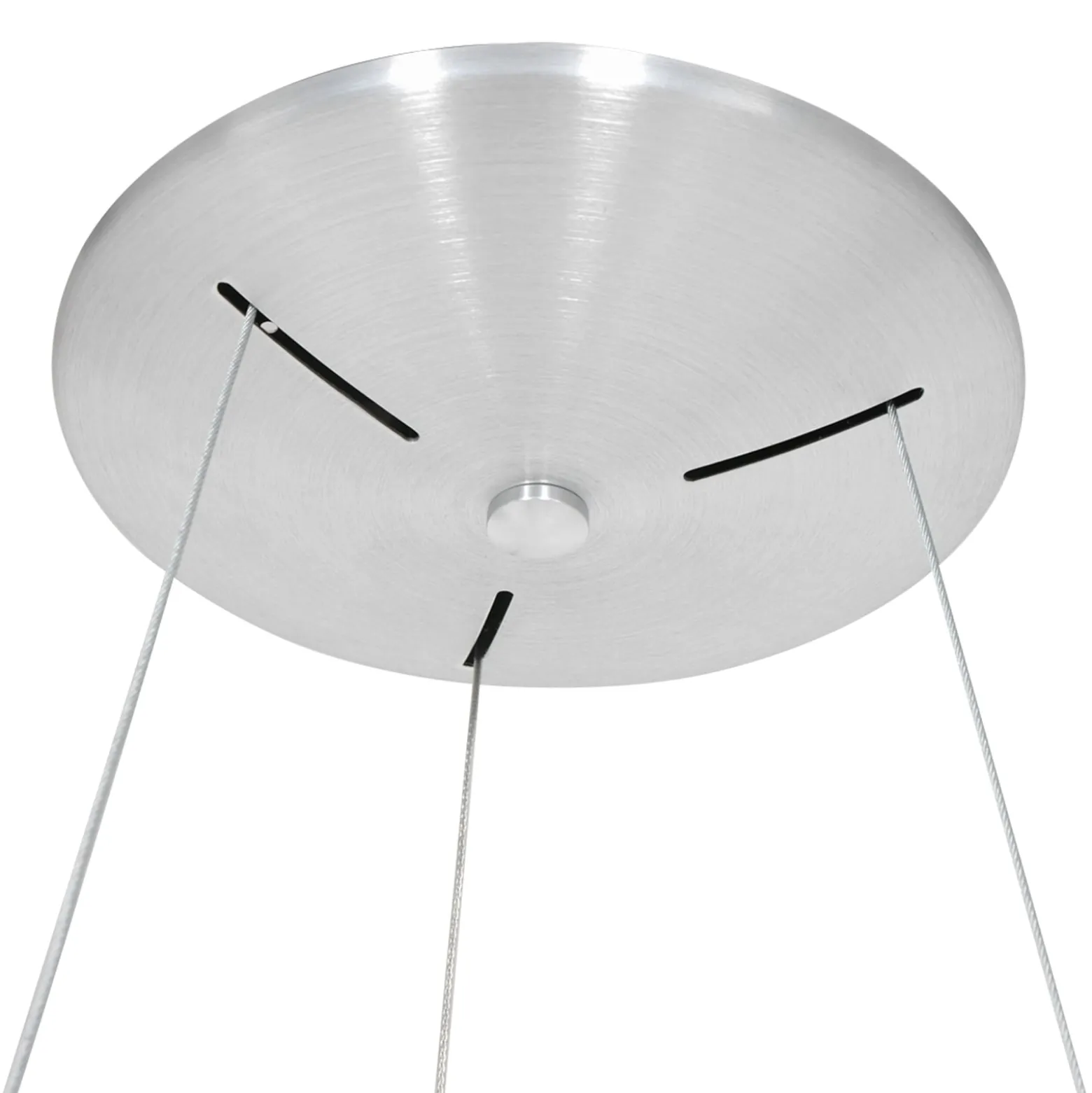 LED-Hängeleuchte Ringlede, Ø 48 cm, silber