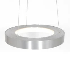 LED-Hängeleuchte Ringlede, Ø 48 cm, silber