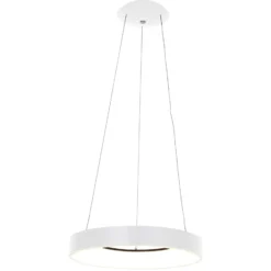 LED-Hängeleuchte Ringlede, Ø 48 cm weiß