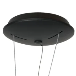 LED-Hängeleuchte Ringlux, 1-flammig, schwarz, Metall