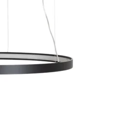 LED-Hängeleuchte Rio 110 waagerecht 3.000K schwarz