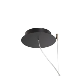 LED-Hängeleuchte Rio 78 waagerecht 3.000K schwarz