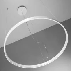 LED-Hängeleuchte Rio 78, waagerecht, 3.000 K, weiß